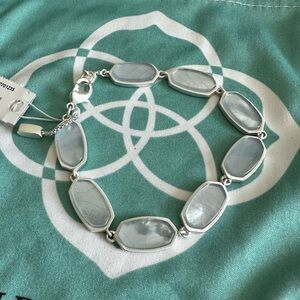 Kendra Scott Millie Bracelet In Sky Blue Illusion